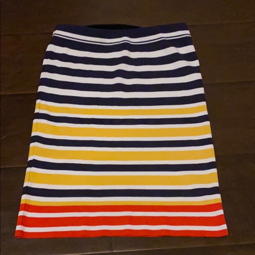 Urban Outfitters Striped Stretchy Mini Skirt Small